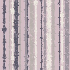 Grunge vertical striped pattern in retro style