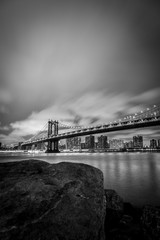 View of the Manhattan Bridge from DUMBO, Brooklyn, NYC