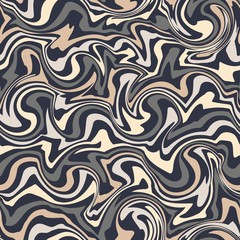 Vector seamless pattern, optical illusion geometric background.