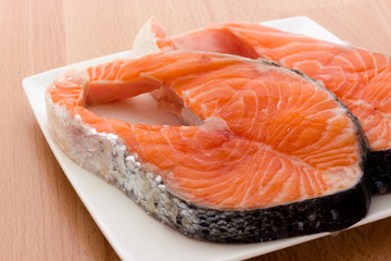 Salmon steak