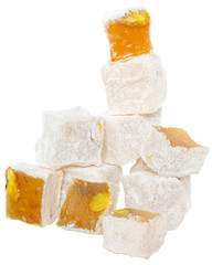 Turkish delight candy tower
