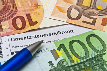 Umsatzsteuererkl&auml;rung Finanzamt 