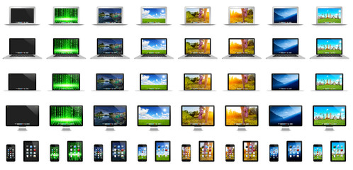 Modern digital tech devices