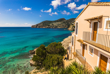 Beautiful mediterranean bay with sea view