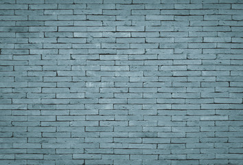 Vintage blue tone brick wall background