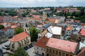 Fototapeta na wymiar View of the town Litomyšl, eastern Bohemia, Czech republic - UNESCO