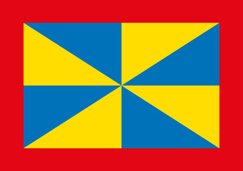 duchy of parma historical flag, italy