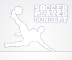 Silhouette Soccer Player