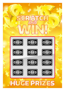 Lottery Instant Scratchcard
