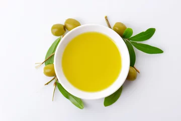 Foto op Plexiglas Bowl of olive oil © Viktor