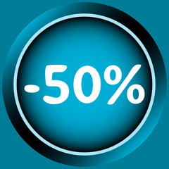 Icon of 50 percent