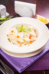 farfalle with basil and caviar