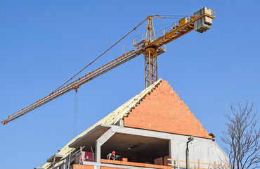 Construction of a new building