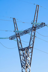 power transmission line supporting structure
