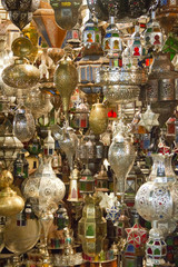 Lampen Laternen Geschäft Medina Marrakesch © SR