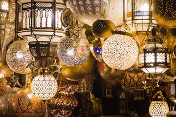 Lampen Laternen Geschäft Medina Marrakesch