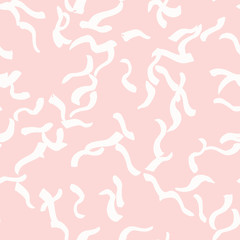 Seamless freehand drawn background uneven texture with wavy strokes