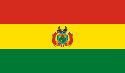 Bolivia Flag - obrazy, fototapety, plakaty