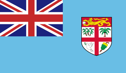 Obraz premium Fiji Flag