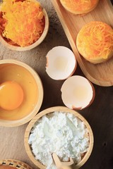 cake gold egg thread