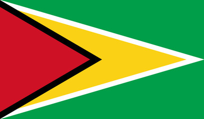 Obraz premium Guyana Flag
