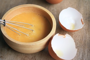 Fototapeta na wymiar egg yolks
