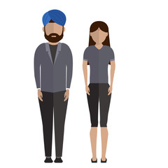 Indian couple, Hindu