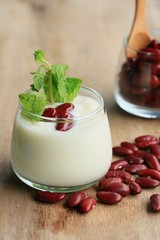 yogurt with red bean