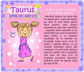 Taurus Zodiac kid