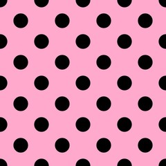 Seamless polka dot pattern