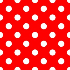 Seamless polka dot pattern