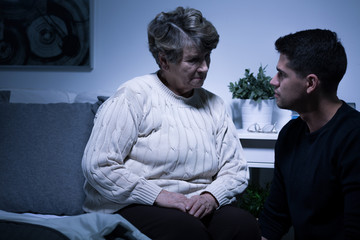 He's there when his grandma needs him