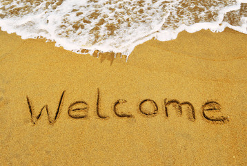 Fototapeta premium Welcome to the beach