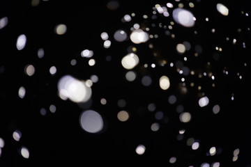 Realistic lens flares, star lights. Abstract background. Horizontal mockup 