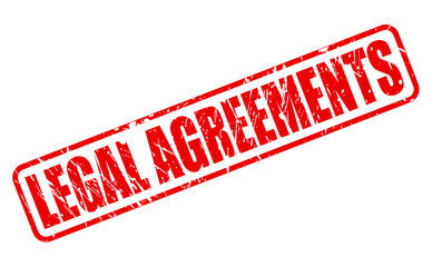 LEGAL AGREEMENTS RED STAMP TEXT
