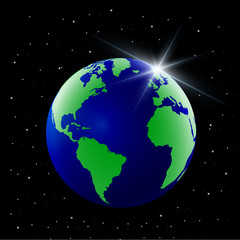 Globe Earth Icon. Asia. World Map with Globes detailed editable. Vector illustration.