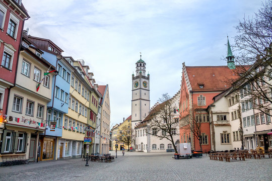 Historische Altstadt, Ravensburg, Bayern, Deutschland