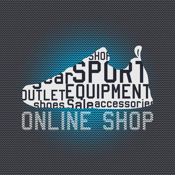 Sports Online Store shoes banner