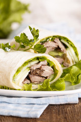 Beef wraps
