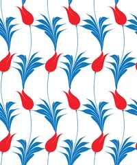 Turkish tulip seamles pattern