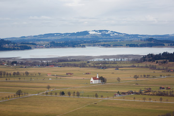 Obraz premium The church in a valley