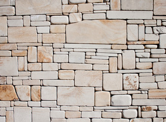 cracked brick stones