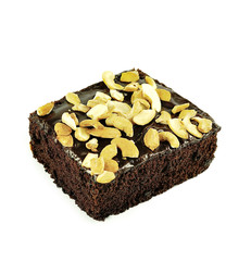 brownies isolated on the white background