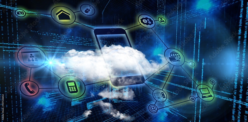 Poster composite image of smartphone apps icons