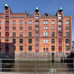 Fototapeta premium Speicherstadtfassade Hamburg