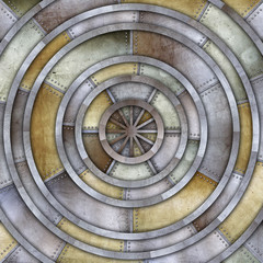 silver metal plate background