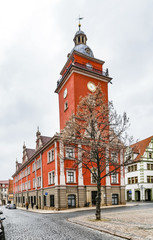 Obraz premium scenic view to old town hall in Gotha