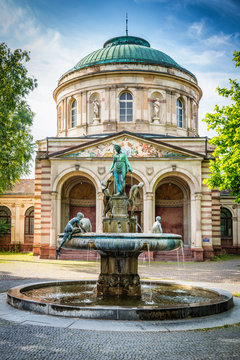 Old Hygieia Fountain in Karlsruhe
