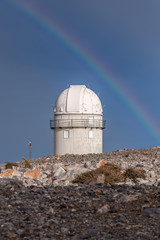 Rainbow at Skinakas observatory 