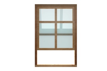Opening double-hung sash window
